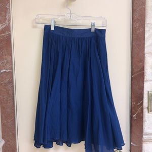 Navy airy skirt